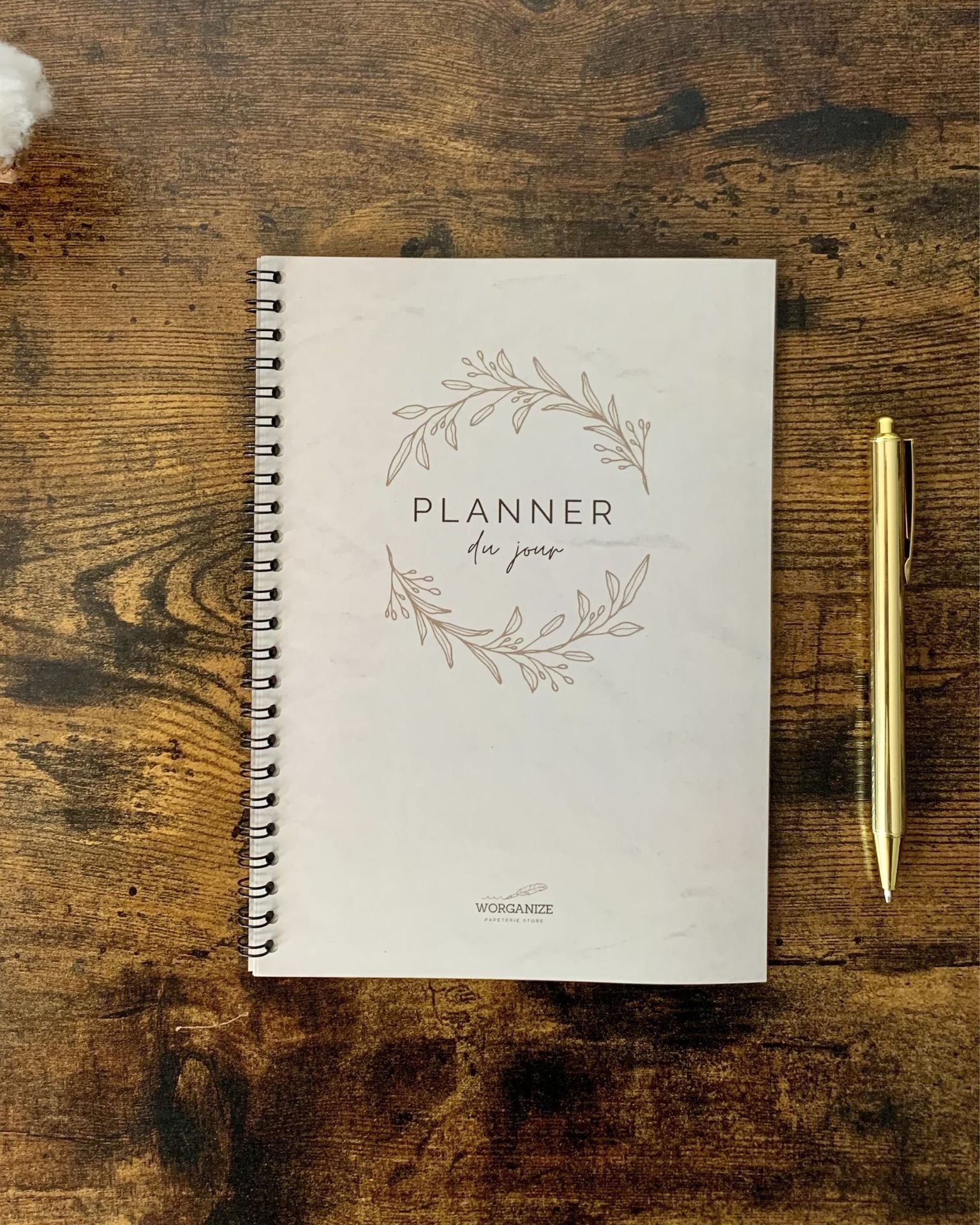Planner journalier de femme super organisée : Anti-procrastination: Agenda  perpétuel non daté | 100 pages en couleurs avec planning quotidien, to do
