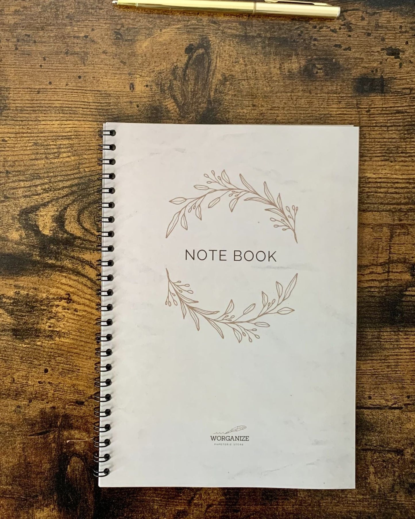 NoteBook de Worganize, la papeterie minimaliste d'organisation